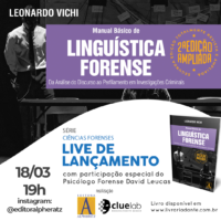 Live: Lançamento 2ª Edição Manual de Linguística Forense